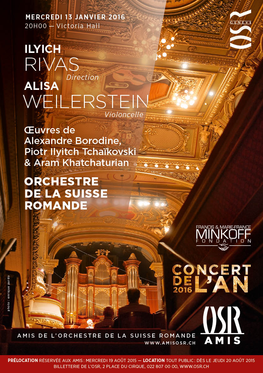 January 13 - Concert Orchestre Suisse Romande